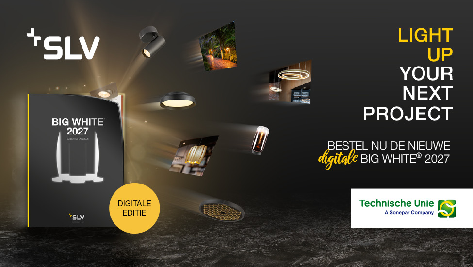 BIG WHITE&reg; 2027: vraag nu de nieuwe catalogus aan met alle verlichting van SLV