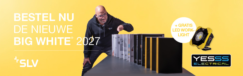 BIG WHITE&reg; 2027: vraag nu de nieuwe catalogus aan met alle verlichting van SLV